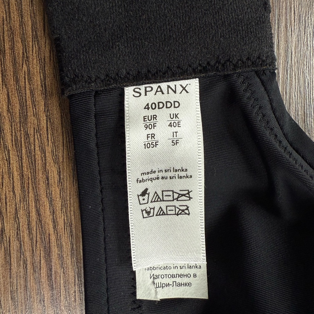 SPANX Minimizer Bra 40DDD Black Low Profile Full Coverage NWT - Picture 5 of 7